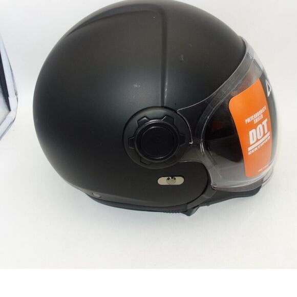 NEW TRIANGLE XXL Full Face Motorcycle Helmet Visor Sunshield Matte Black *READ* - Picture 11 of 15